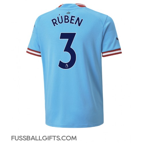 Manchester City Ruben Dias #3 Fußballbekleidung Heimtrikot 2022-23 Kurzarm